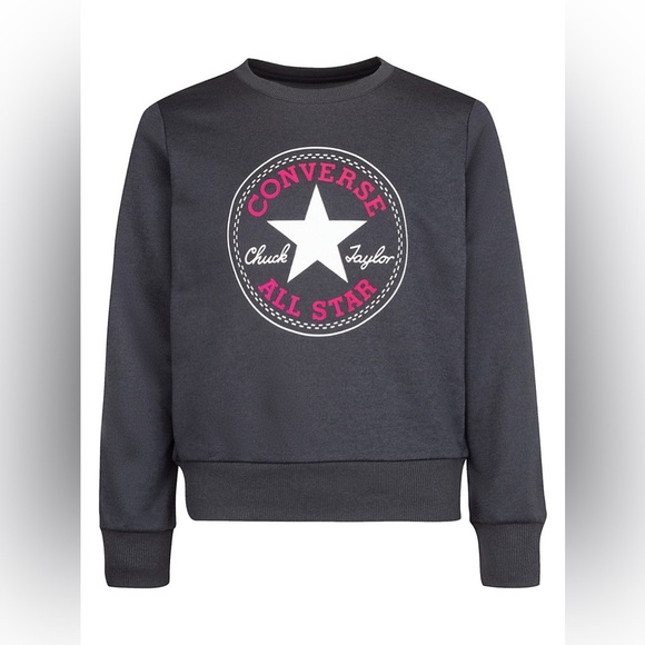 Converse Kids (4-5) Solar Fleece Crewneck Sweatshirt NWT - Picture 1 of 7